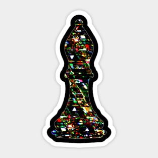 Chess Piece - The Bishop 1 Sticker